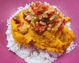 Foto del paso 1 de la receta: Hamburguesas de zapallo cabutiá 🎃 y arroz 🍚. Con centro de muzzarella 🫠
