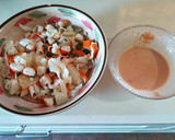 Foto del paso 1 de la receta: Salpicón de langostinos y cangrejo