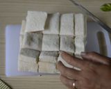 Foto langkah ke 1 dari resep Puding Brownies Roti Tawar.