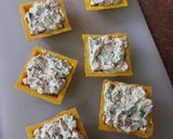 A picture of step 2 of Healthy breakfast canapes.