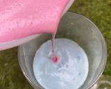 A picture of step 5 of Unicorn milkshake.
