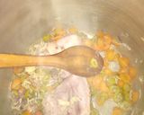 صورة لخطوة 2 من وصفة رز بالخضر مع اسكالوب بالكريم فريش