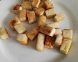 Foto del paso 5 de la receta Ensalada de garbanzos, tofu y piña