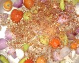 A picture of step 1 of روایتی سالن آلو گوشت.