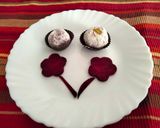 A picture of step 4 of Super healthy falhari beetroot laddu.