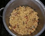 A picture of step 12 of Bacon Mushroom Pasta.