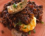 Foto del paso 9 de la receta: Arroz de ventresca de atún y langostinos