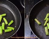 A picture of step 3 of BEERAKAYA PACHADI (Ridge gourd Chutney).