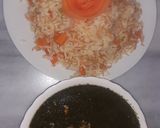 صورة لخطوة 6 من وصفة ملوخيه مع الارز بالشعيريه والجزر 😋
