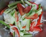 A picture of step 3 of Mix veggies.