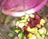 A picture of step 3 of Beet root drink.