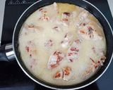 Hình bước làm 2 của món Gà - nấm sốt cream cheese