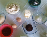 A picture of step 1 of Mocha Muffins with Whipped Cream Topping.