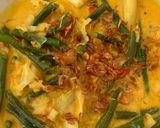 Foto langkah ke 4 dari resep Sayur santan kacang panjang dan kol.