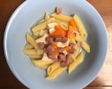 Foto langkah ke 12 dari resep Makanan AnakSup Penne Ziti isi Sosis, tahu & wortel.