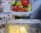 A picture of step 2 of Salad Roll#15minsorlesscooking challenge.