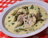 Spárga krémleves spárgás húsgombóccal recept fázis 9 fotója