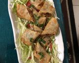 A picture of step 9 of Veg spring rolls.