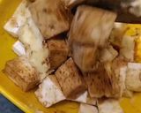 A picture of step 1 of Stir Fry veggie salad with grilled cottage cheese.