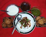 A picture of step 4 of Chickpeas Tikki (protein-rich tiffin).