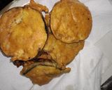 A picture of step 4 of Bangen k pakory.