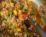 A picture of step 4 of Kulith Sambhar biryani.