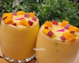 A picture of step 4 of Apple Mango Custard Smoothie(Alphanso Recipe).