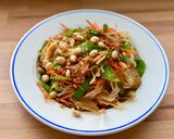 Hình bước làm 5 của món Phở Sắn Trộn Da Gà Nướng
