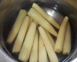 A picture of step 2 of Crispy Spicy Baby corn fritters.