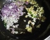 A picture of step 3 of Mushroom & Green pease in khoya malai Gravy.