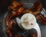 A picture of step 9 of Beetroot and Dates Shrikhand.