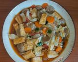Foto langkah ke 4 dari resep Capcay Sayur Tahu dan Bakso.