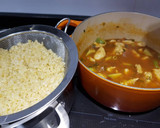 Foto del paso 8 de la receta: Pollo en salsa sabrosa con arroz integral