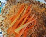 Foto del paso 4 de la receta: Mini panqueques con hummus y otro con frutas