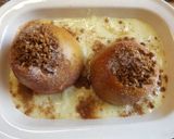 Foto del paso 4 de la receta: Manzanas asadas con flan