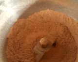A picture of step 2 of Coffee walnut vegan cookies.