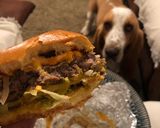 A picture of step 8 of A gooey, naughty, cheeseburger.