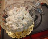 A picture of step 2 of Russian salad.