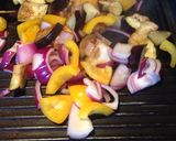 A picture of step 1 of Chicken and aubergine curry.
