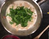 A picture of step 6 of Crispy Pepper Seafood Scampi over Red & Green Lentil Penne.