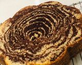 A picture of step 3 of Zebra Marble Cake.
