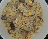 Foto langkah ke 3 dari resep Nasi Goreng Sei Sapi Homemade.