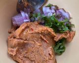 Gambar langkah 2 resipi Roti gulung tuna tin goreng telur.