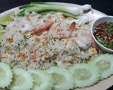 รูปขั้นตอนการทำที่ 5 ของ ข้าวผัดทะเล #รักบ้านเกิด