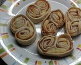 Foto del paso 11 de la receta: Palmeritas agridulces con mozzarella y jamón