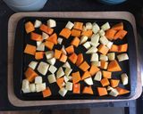 A picture of step 2 of Butternut squash & apple baby food.