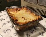 Une image de l'étape 7 de Lasagnes au bœuf mijoté et trois fromages.