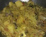 রুই মাছের মাথা দিয়ে বাঁধাকপি(rui macher matha diye bandhakopi recipe in Bengali) রেসিপি ধাপ - 4 ছবি