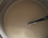 A picture of step 12 of Okpa with pap.