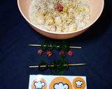 A picture of step 6 of Sweet Dahi baday.
